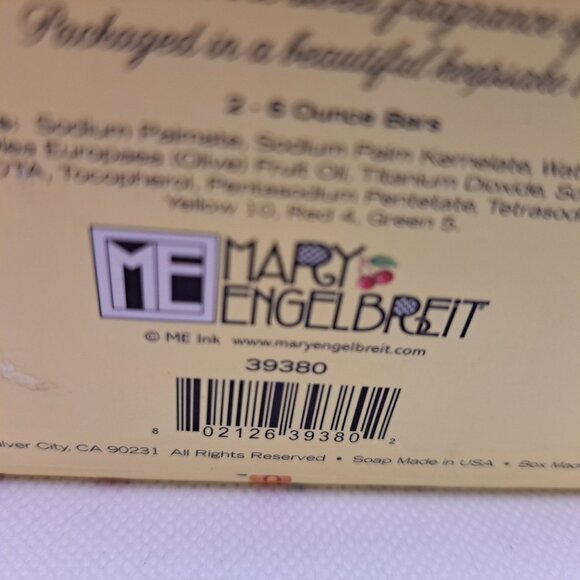 VTG Mary Engelbreit AUTUMN WISH Lavender Soap Box 2 Sealed Bars Fall Fairy Decor - Picture 5 of 12